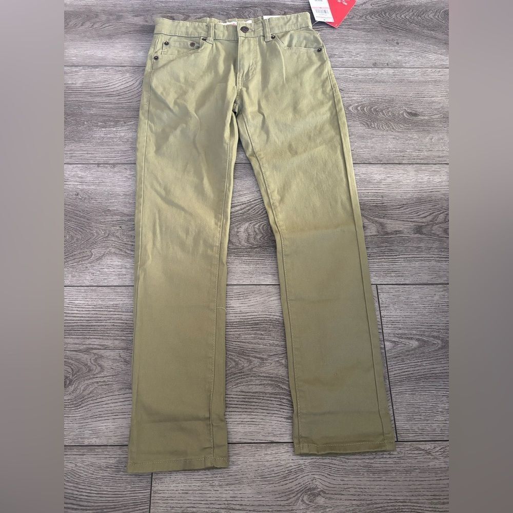 Lucky Brand boys skinny stretch Green Jeans